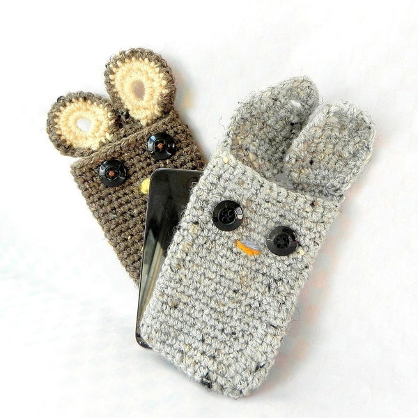 Patron amigurumi au crochet - Pocket Pals - Lapin ou ours ou hibou - Tutoriel au crochet PDF