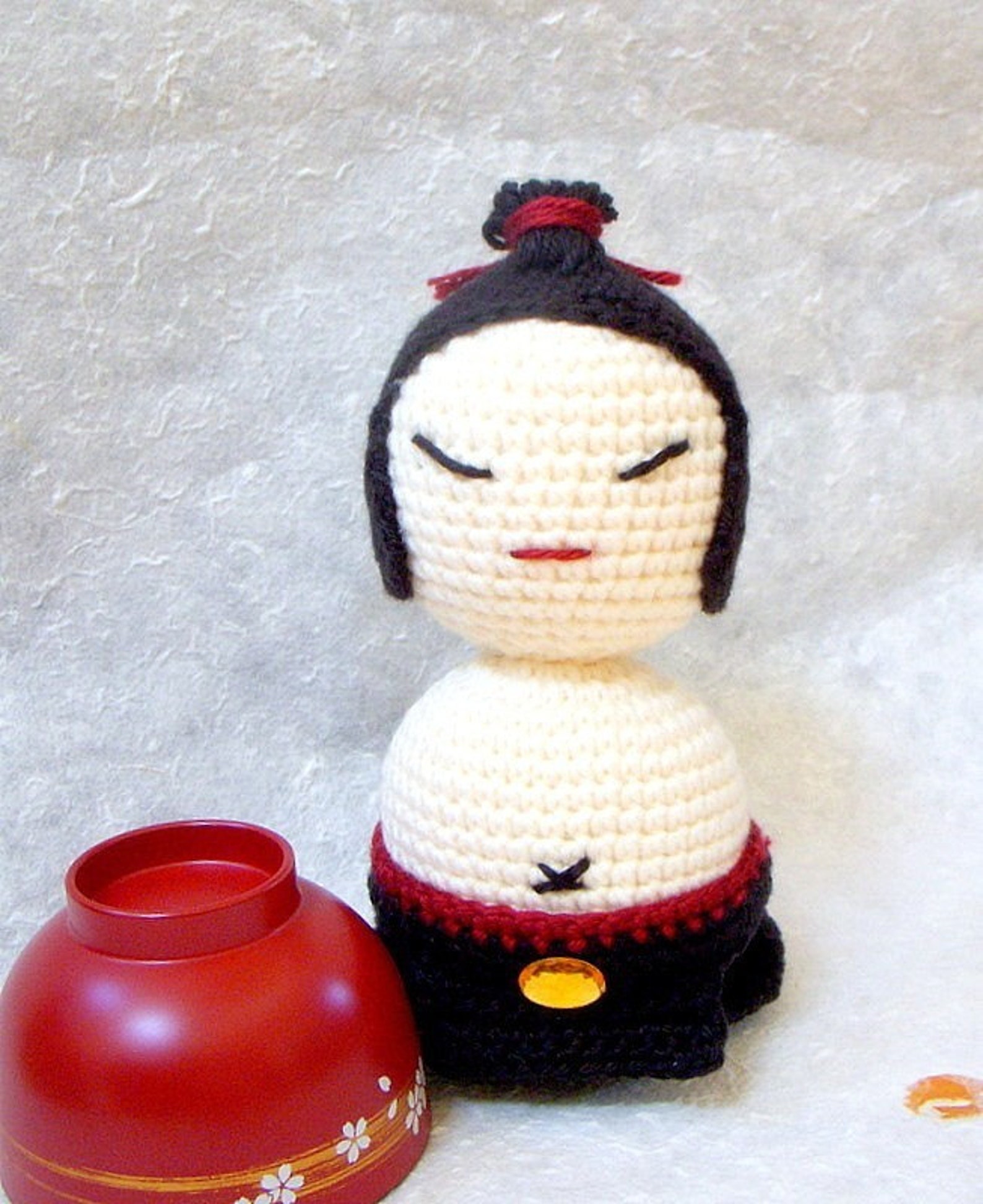 Amigurumi Kokeshi Pattern - Sumo Master - Crochet Kokeshi Doll Tutorial ...
