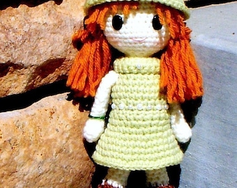 Amigurumi pattern - Jade - Crochet Amigurumi girl doll pattern / PDF