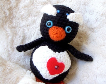 Crochet amigurumi pattern - Little Baby penguin - Amigurumi animal tutorial PDF