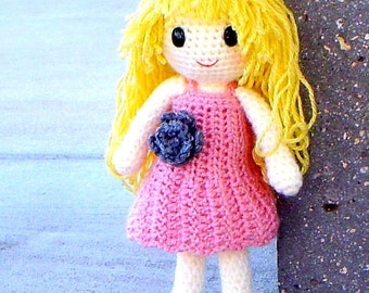 Aino - Amigurumi crochet girl doll pattern / PDF