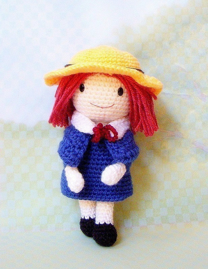 Amigurumi pattern Madeline Crochet amigurumi girl doll tutorial PDF image 1