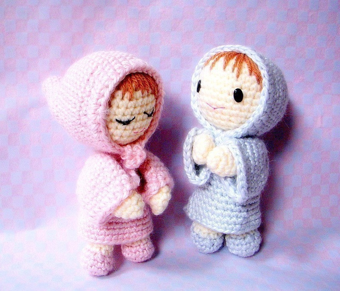 Amigurumi Pattern say Prayers Crochet Amigurumi Doll Etsy