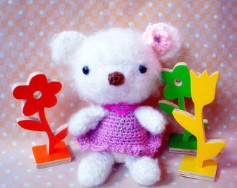 Bear Sister/ Girl Bear- Amigurumi crochet doll pattern / PDF