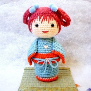 Gehäkelte Amigurumi Anleitung - ChoCho - Kokeshi Anleitung PDF