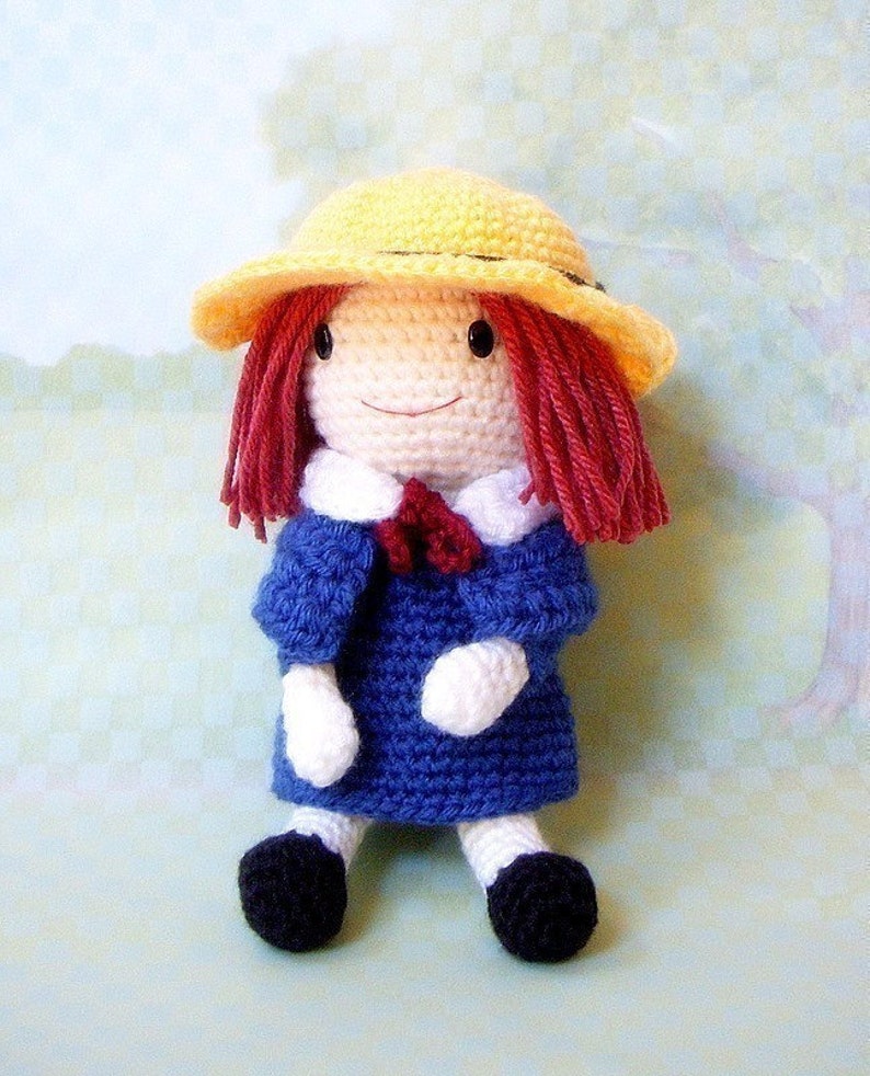 Amigurumi pattern Madeline Crochet amigurumi girl doll tutorial PDF image 4