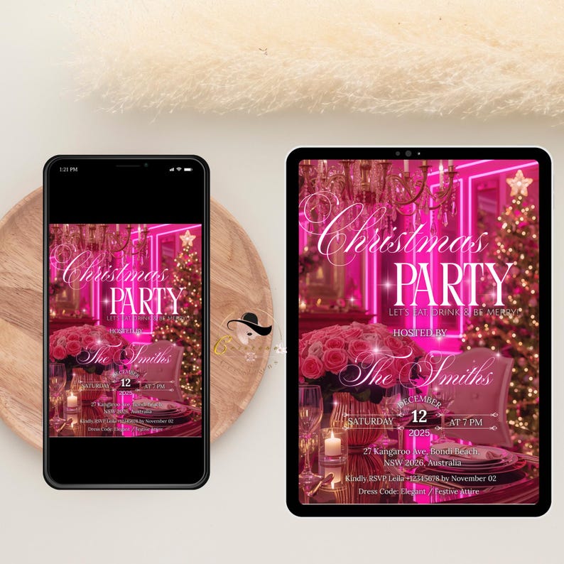 This listing photo shows how the design appears on mobile or tablet devices. Please refer to the listing photo instructions for further details.