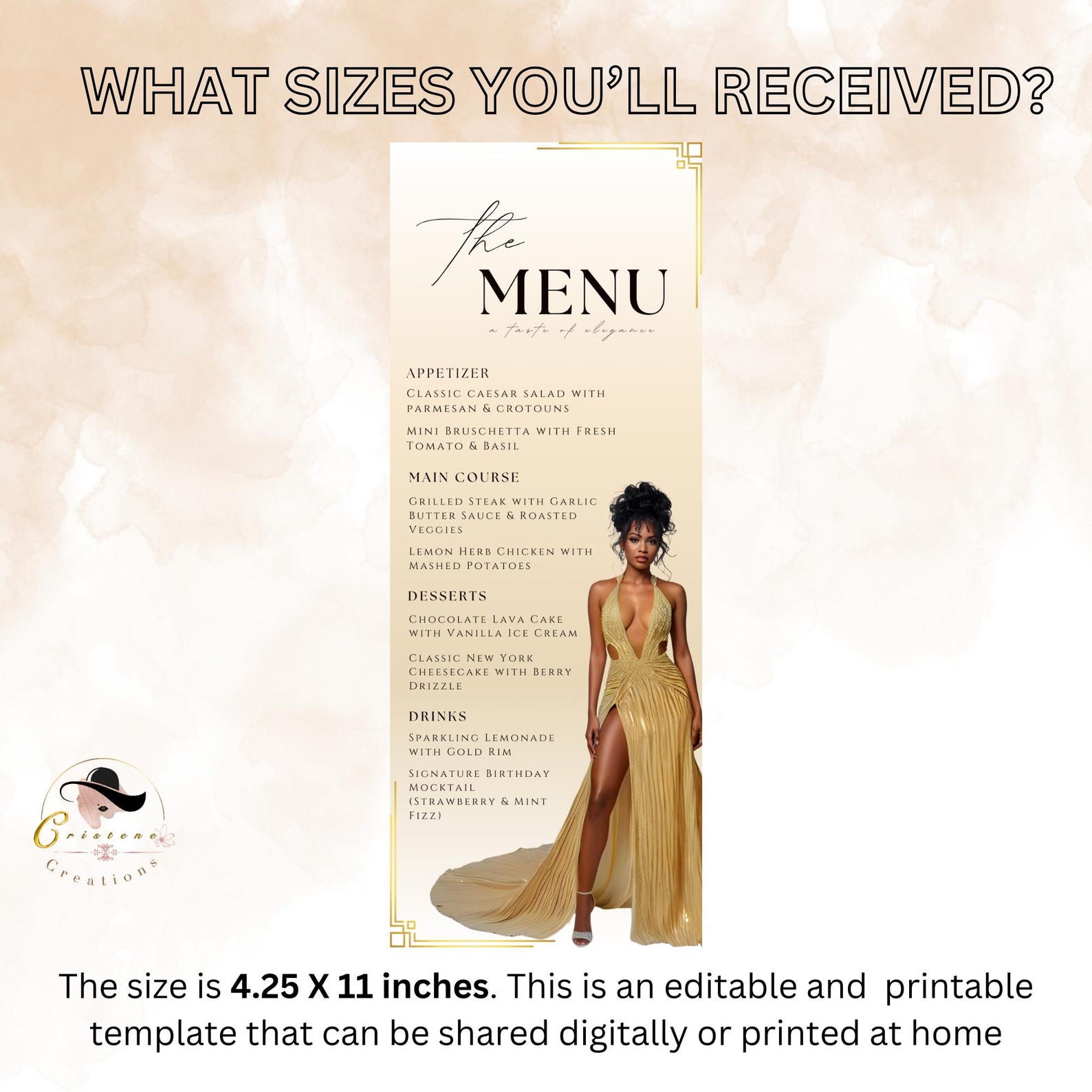 Retirement Menu. Example Editable Birthday Dinner Menu Card White Gold Party Menu With Photo ...