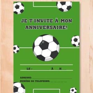 tarjeta de cumpleaños de fútbol