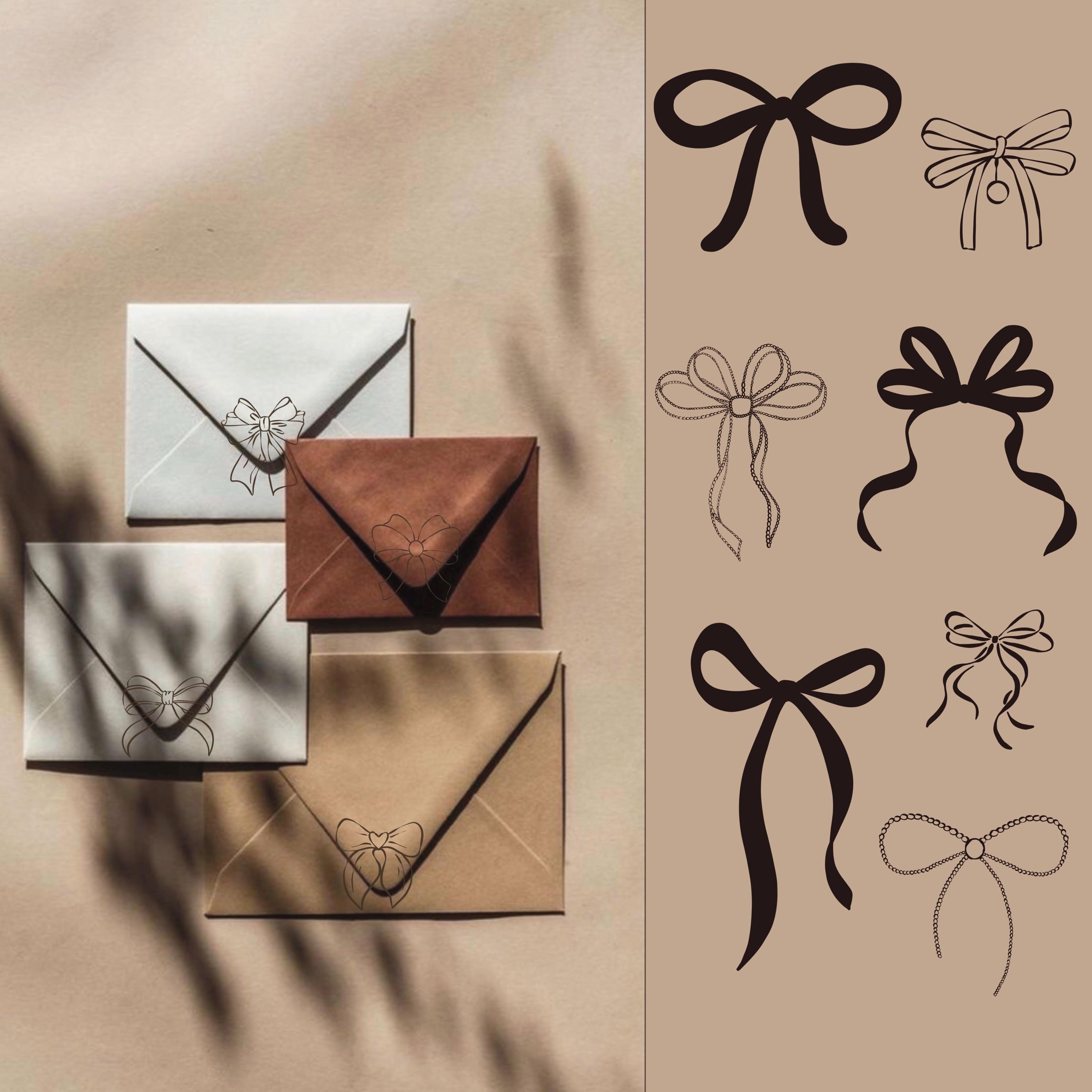 50 Frames and Bows Procreate Stamps, Hand Drawn Procreate Stamp Brushes ...