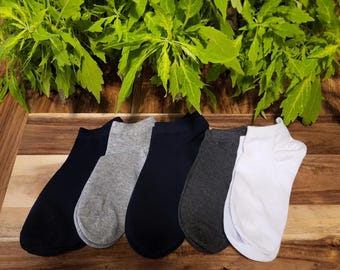 Calcetines tobilleros de algodón para hombre, talla grande, n.° 140, 1 par