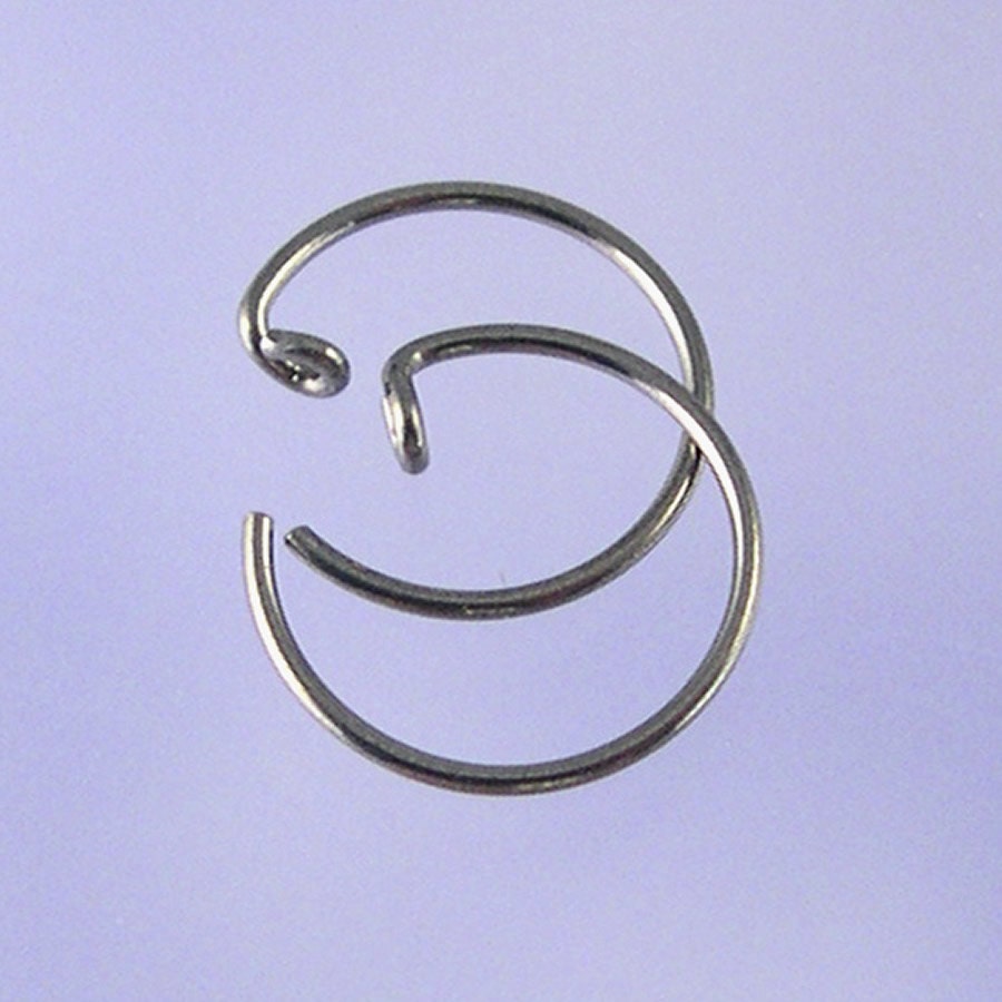 KISS5: Small pseudo-sleeper niobium earrings