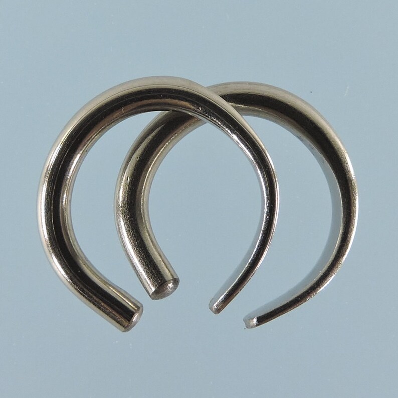 Niobium Earrings 12 Gauge Small Open Hoops KISS912 Etsy
