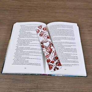Zakładka serce walentynkowe, prezent zakładka, spersonalizowana zakładka, zakładka drukowana w 3D, prezent ręcznie robiony, wyjątkowe akcesoria, prezent, czytanie