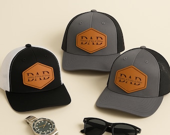 Custom Dad Hat with Kids Names, Personalized Dad Hat, Fathers Day Gift for Dad, Dad Trucker Hat, Gift from Kids, Kids Name Trucker Hat