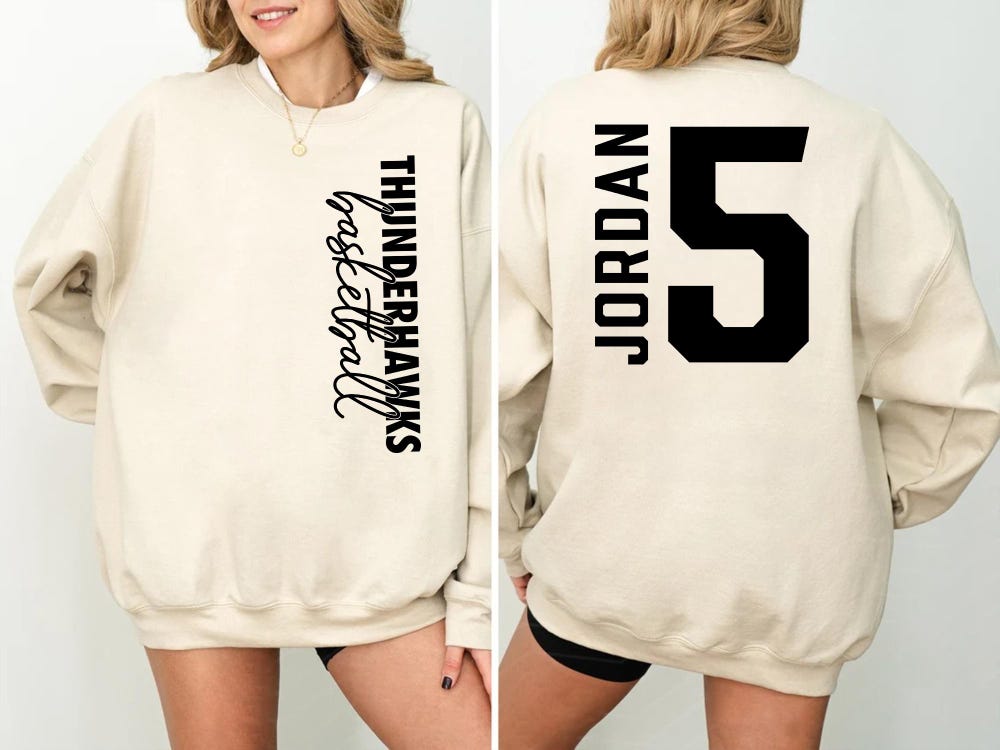 Peckshirt Custom Personalized Baseball Team Name Sweater, Custom Baseball Sweatshirt, Game Day Basketball Hoodie, Baseball Mom Sweatshirt, Baseball Crewneck