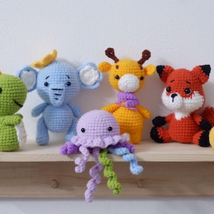 6 In 1 Amigurumi Crochet Patterns, Amigurumi Crochet Patterns, Ultimate Crochet Pattern Bundle, Amigurumi Pattern, Crochet Patterns