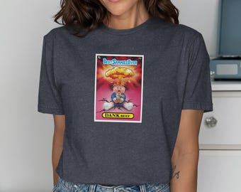 Dank Beef Cartoon T-Shirt: Lustiges Garbage Pail Kids Style Tee
