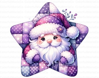 Santa Claus Christmas Png, Santa Png, Christmas Santa Png, Preppy Santa Claus Png, Retro Christmas Shirt Png, Merry Christmas Png
