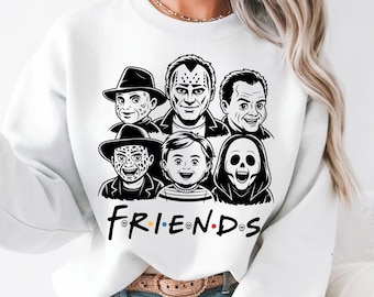 Horror Friend Png, Halloween Friend Png, Friends Horror Movie Png, Girls Movie Killer Png, Scary Halloween Png, Retro Halloween Png