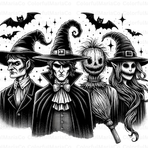 Scary Faces Halloween PNG  Cut Files, Spooky Halloween SVG Bundle, Creepy Horror Face Svg, Scary Faces for Halloween Crafts Png