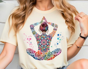 Yoga Chakra Clipart, Spiritual Meditation PNG (Digital Download)