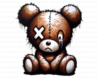 テディベア（png）、怒ったテディベア（png）、中指を立てた動物（jpeg）、テディベア（Xアイズ）（jpg）、ファックベア（png）、ヒッピーテディベア、ヒップスター、ギャングスター、ハロウィンベア