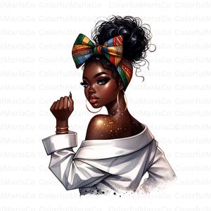 Black Boss Lady Png, Black Girl Boss Clipart, Black Woman Clipart, Black Boss Lady, Black Afro Lady PNG, Black Girl Boss  PNG