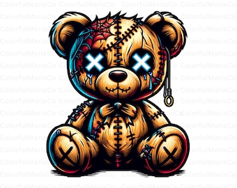 テディベア（png）、怒ったテディベア（png）、中指を立てた動物（jpeg）、テディベア（Xアイズ）（jpg）、ファックベア（png）、ヒッピーテディベア、ヒップスター、ギャングスター、ハロウィンベア