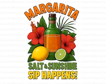 Margarita Salt and sunshine png, Summer Drink Sublimation Design, Margarita Lover PNG, Margarita Vibes Digital Design Summer Vibes Download