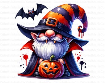 Vampire Gnome png , gnome clipart  , autumn gnome, autumn fall gnome png, happy fall gnome png,gnome clipart pumpkin