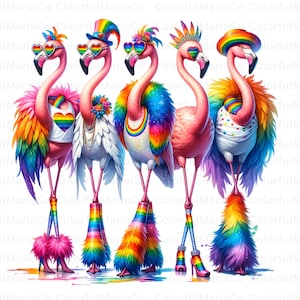 Fierté flamant rose png, fête flamant rose, été tropical PNG, fichier de sublimation été, modèles de chemise d'été filles, Floral flamant rose Clipart PNG