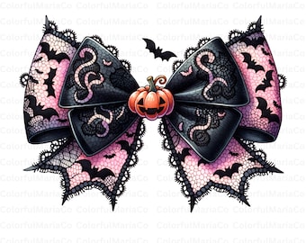 Halloween Bow PNG, Kokietka Łuk Png, Kokietka Halloween Png, Upiorne wibracje Png, Modny Halloween Upiorny Sezon, Retro Halloween Koszulka Png