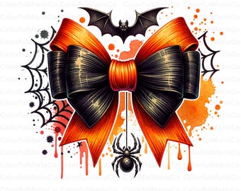 Halloween Bow PNG, Kokietka Łuk Png, Kokietka Halloween Png, Upiorne wibracje Png, Modny Halloween Upiorny Sezon, Retro Halloween Koszulka Png