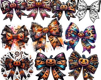 Halloween PNG Bundle, gruseliges Retro-Shirt Design (digitaler Download)