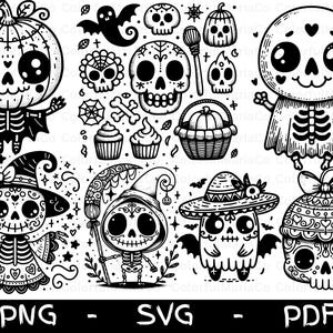 HALLOWEEN SVG, Halloween Svg Bundle, Halloween Cut Files For Cricut, Halloween Clipart, Halloween Png Bundle