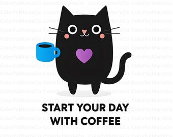 Start your day with coffee PNG, Trendy coffee png, Coffee Lover Png, Retro Coffee Png, Coquette Png, Coffee Png, Mom Png Sublimation