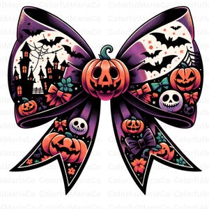 Halloween Bow PNG, Coquette Bow Png, Coquette Halloween Png, Spooky vibes Png, Trendy Halloween Spooky Season, Retro Halloween Shirt Png