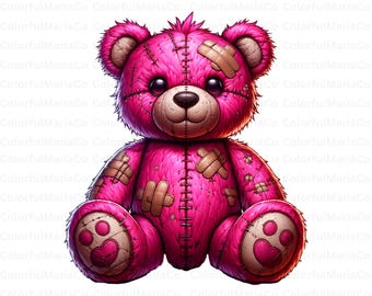ピンクのテディベア（png）、テディベア（Png）、中指を立てた動物（jpeg）、テディベアのXアイ（jpg）、ファックベア（png）、ヒッピーテディベア、ヒップスター、ギャングスター、ハロウィンベア