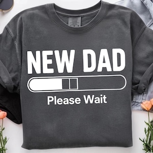 Papá nuevo, por favor espera png, diseños para el día del padre, por favor espera png, archivo png de papá, nuevo papá png, papá cargando PNG