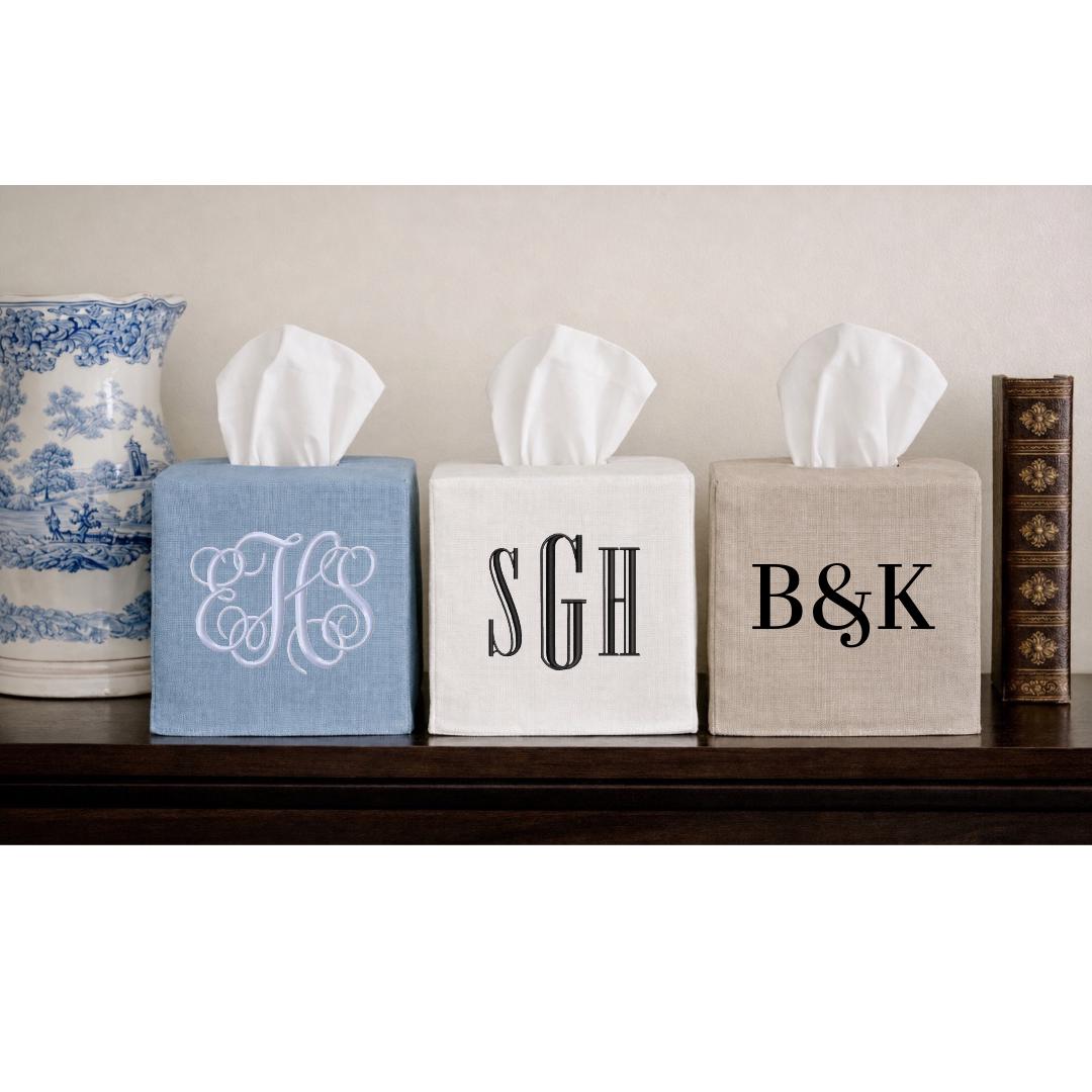 Tissue Box Cover Embroidered - Etsy