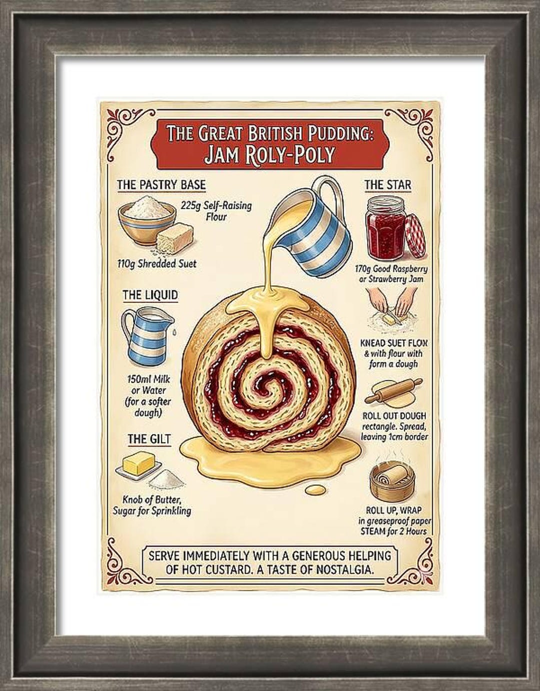 Digital Download of Jam Roly Poly for Your Kitchen. - Etsy