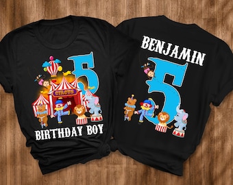 Custom Name Circus Birthday Shirt, Carnival Birthday Shirt, Birthday Shirt, Matching Circus Birthday Tees, Carnival Circus Birthday outfit