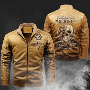 Mechanic Leather Jacket – Tough, Stylish, and Built for True Gearheads/LJ02