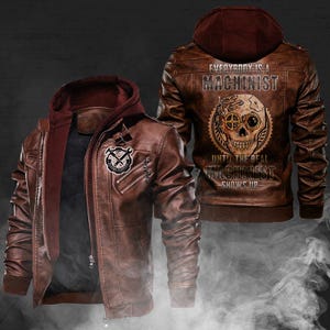 Mechanic Leather Jacket – Tough, Stylish, and Built for True Gearheads/LJ01