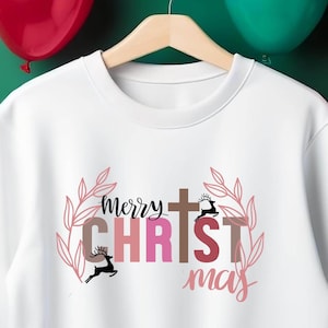 Merry Christmas PNG, Giftful Christian Christmas Shirt Png, png t shirt designs christmas