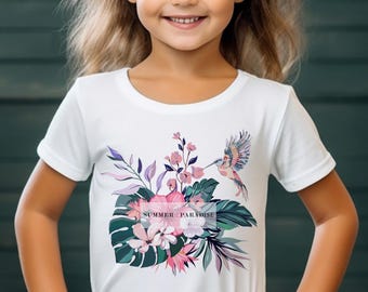 Summer Paradise PNG, Boho Floral Png, Floral Png, Instant DIGITAL ONLY, Flower Sublimation Png, Be Kind Png, Mental Health Png