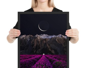Moontain (matte/framed)
