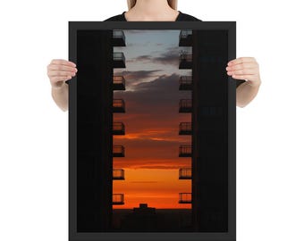 Sun Corridor (matte/framed)