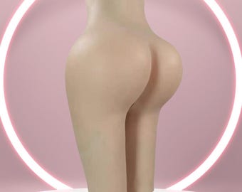 Silicone Padded Butt Shorts – High Waist Hip Enhancer, Open Crotch